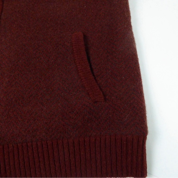 Pendleton Fleece Lined Washable Shetland Wool Cardigan Sweater Vest Full Zip NWT - Picture 8 of 8